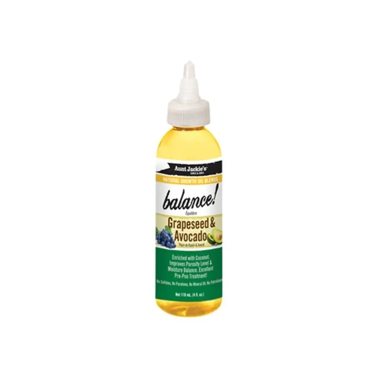 Aunt Jackie Growth Oil Gs&Avo 118Ml